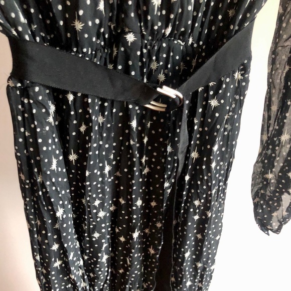 JUDITH Polka Dot & Star Print Dress - Picture 2 of 6